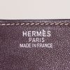 Bolso de mano Hermes Kelly Flat en cuero swift marrón - Detail D4 thumbnail