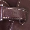 Hermes Kelly Flat handbag in brown Swift leather - Detail D5 thumbnail