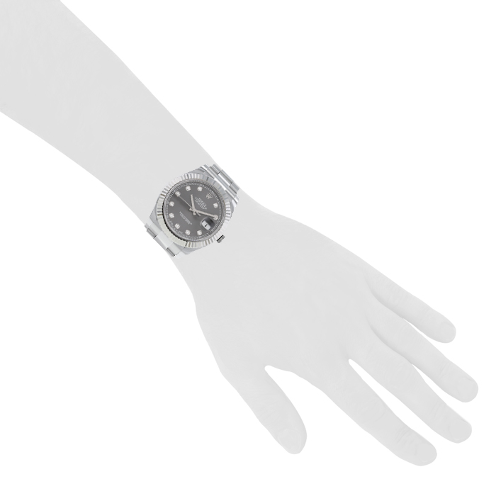 Montre Rolex Datejust II en acier et or blanc Ref : 116334 Vers 2015 - Detail D1
