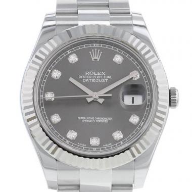 Montre Rolex Datejust II en acier et or blanc Ref :  116334 Vers  2015