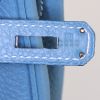 Bolso de mano Hermes Birkin 35 cm en cuero togo azul - Detail D4 thumbnail