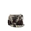 Bolso bandolera Louis Vuitton Twist en cuero blanco y negro y lona Monogram negra - 00pp thumbnail