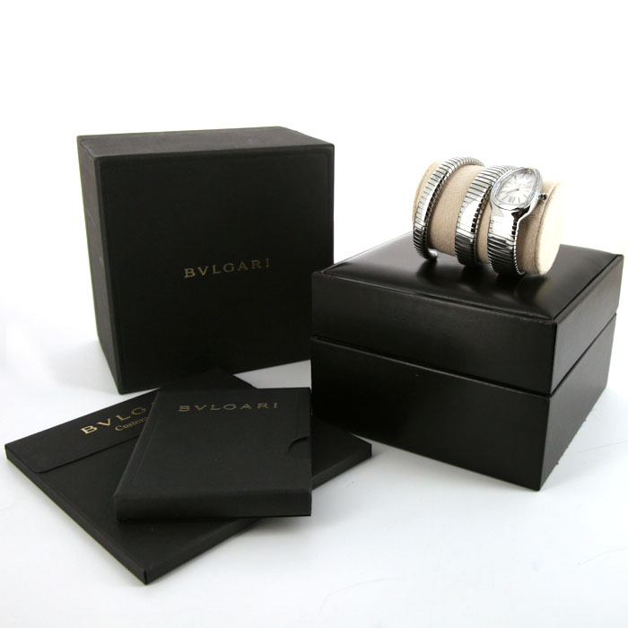 Montre Bulgari Serpenti en acier Ref :  SP35S Vers  1990