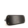 Bolso de mano Hermès Bolide 37 cm en cuero Fjord negro - Detail D5 thumbnail