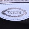 Tod's Gommino handbag in blue leather - Detail D4 thumbnail