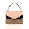 Fendi Kan I handbag in powder pink, beige, grey and taupe leather - 360 thumbnail