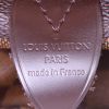 Louis Vuitton Speedy 35 handbag in ebene damier canvas and brown leather - Detail D3 thumbnail
