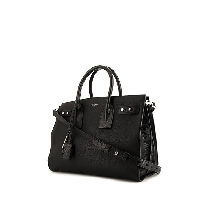 Saint Laurent Sac de Jour Souple Small Model Shoulder Bag in Black