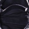 Saint Laurent  Sac de jour souple small model  shoulder bag  in black grained leather - Detail D3 thumbnail