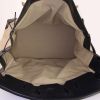 Hermes Haut à Courroies - Travel Bag travel bag in beige canvas and blue box leather - Detail D2 thumbnail