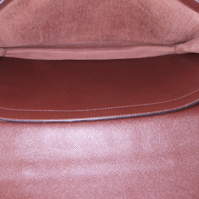 Hermès Kelly Dépêches briefcase in brown epsom leather - Detail D2