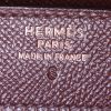 Borsa portadocumenti Hermès Kelly Dépêches in pelle Epsom marrone - Detail D3 thumbnail
