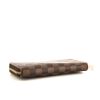 Louis Vuitton Zippy wallet in ebene damier canvas - Detail D4 thumbnail
