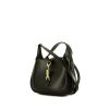 Gucci Jackie mini shoulder bag in black leather - 00pp thumbnail