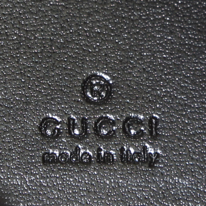 Bolso bandolera Gucci Jackie mini en cuero negro - Detail D4