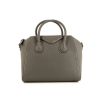 Givenchy Antigona small model handbag in grey grained leather - 360 thumbnail