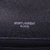 Saint Laurent Kate shoulder bag in black grained leather - Detail D3 thumbnail