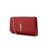 Saint Laurent Kate shoulder bag in red grained leather - 00pp thumbnail