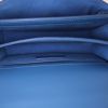 Saint Laurent Sunset shoulder bag in blue leather - Detail D3 thumbnail