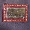 Fendi handbag in brown monogram canvas and brown leather - Detail D4 thumbnail