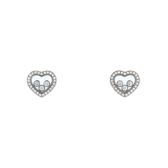 Luxury Diamond earrings Happy Diamonds Icons | Chopard® 83A018-1301