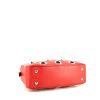 Prada Grommet handbag in red leather - Detail D4 thumbnail