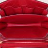 Céline Classic Box shoulder bag in red box leather - Detail D2 thumbnail