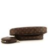 Bolso/bolsito Louis Vuitton Multi-Pochette Accessoires en lona Monogram marrón y cuero natural - Detail D5 thumbnail
