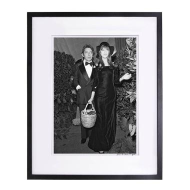 Jean-Pierre Fizet, photographie "Serge Gainsbourg et Jane Birkin", tirage sur papier Hahnemühle, signée, numérotée, certificat d'authenticité, encadrée, de 1969