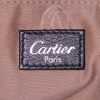 Cartier Marcello handbag in black leather and black crocodile - Detail D3 thumbnail