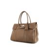 Mulberry Bayswater handbag in taupe grained leather - 00pp thumbnail