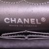 Chanel 2.55 shoulder bag in silver quilted leather - Detail D4 thumbnail