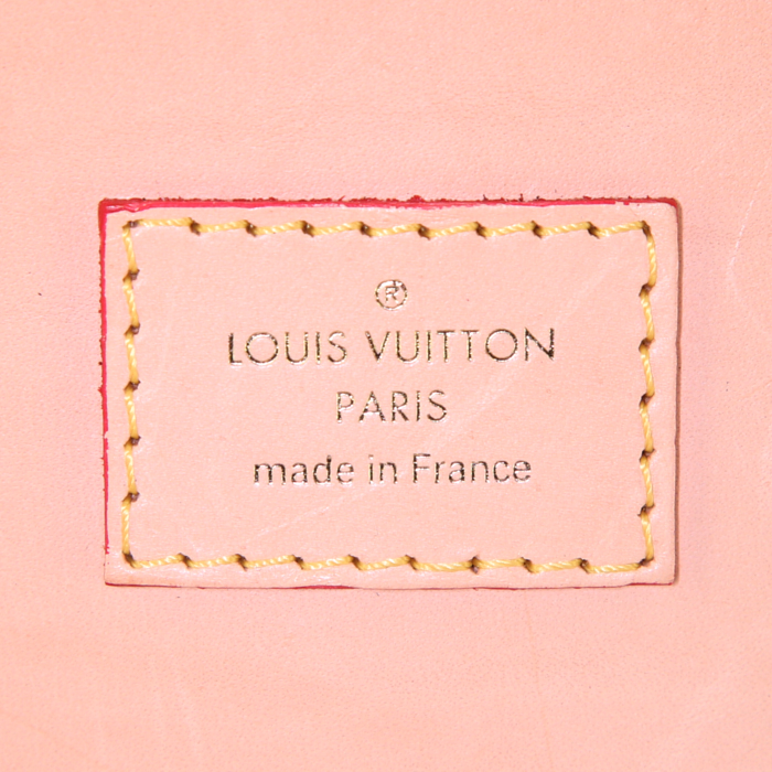 Borsa Louis Vuitton Editions Limitées x Louboutin in tela monogram marrone con borchie e pelle naturale - Detail D3