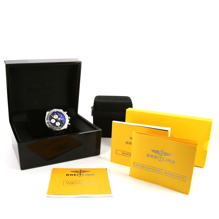 Breitling Super Avenger watch in stainless steel Ref:  A13370 Circa  2011