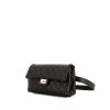 Pochette-ceinture Chanel Pochette ceinture en cuir grainé noir - 00pp thumbnail
