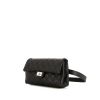 Pochette-cintura Chanel Pochette ceinture in pelle martellata nera - 00pp thumbnail