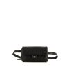 Bolsito-cinturón Chanel Pochette ceinture en cuero granulado negro - 360 thumbnail