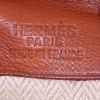Bolso de mano Hermès Goa en lona beige y cuero Barenia color oro - Detail D3 thumbnail