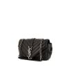 Saint Laurent College shoulder bag in black chevron quilted leather - 00pp thumbnail
