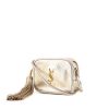 Saint Laurent Mini Lou shoulder bag in gold leather - 00pp thumbnail