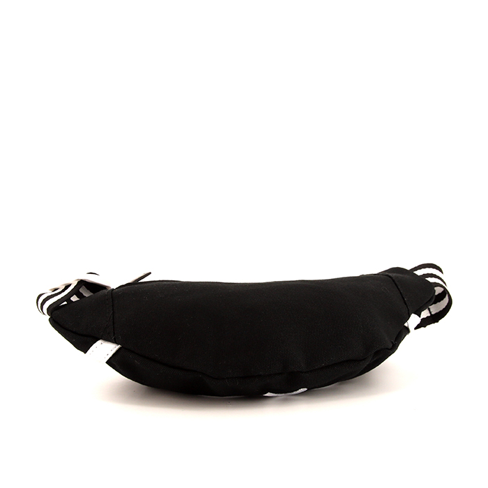 Pochette-cintura Chanel in tela nera e bianca - Detail D4