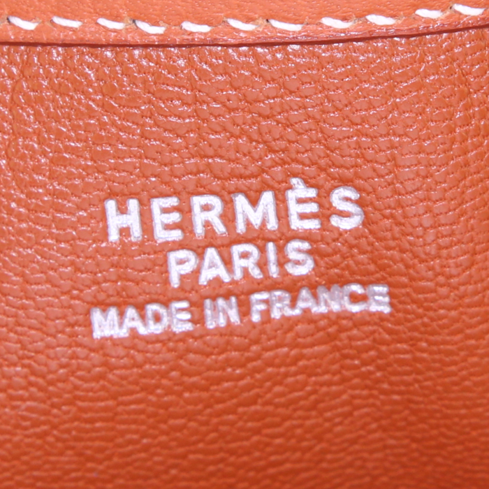 Borsa Hermes Christine in pelle martellata gold - Detail D3