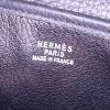 Hermes Christine handbag in black grained leather - Detail D3 thumbnail
