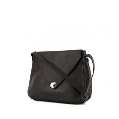 Borsa Hermes Christine in pelle martellata nera