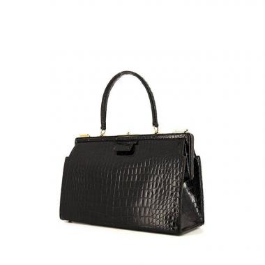 Hermès Hermes 404 handbag in black crocodile