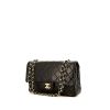 Chanel Timeless handbag in black quilted leather - 00pp thumbnail