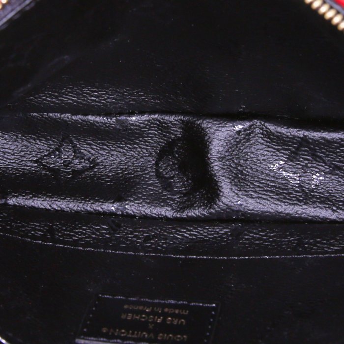 Louis Vuitton Louis Vuitton Editions Limitées shoulder bag in black and red leather and red velvet - Detail D3