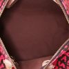 Bolso de mano Louis Vuitton Speedy Editions Limitées en lona Monogram marrón y rosa y cuero natural - Detail D2 thumbnail