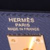 Borsa Hermes Kelly 25 cm in pelle Epsom blu indaco - Detail D4 thumbnail