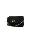 Miu Miu Iconic Crystal bag worn on the shoulder or carried in the hand in black quilted leather - 00pp thumbnail